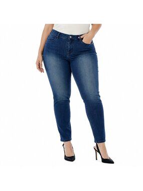 Guillaume Blue Stretch Skinny Jeans - Size 22